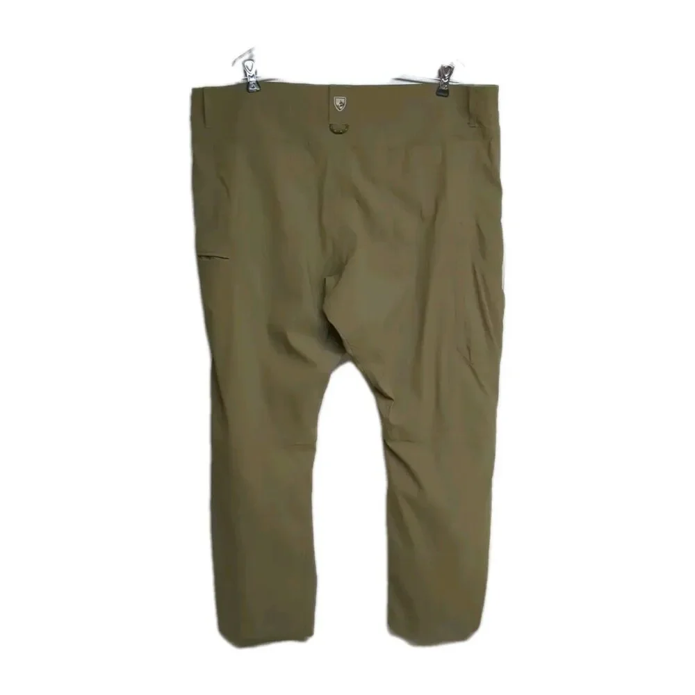 Kuhl Pants Men 40x30 Side Zipper Pocket Deep Khaki Beige Chino Outdoor Hiking